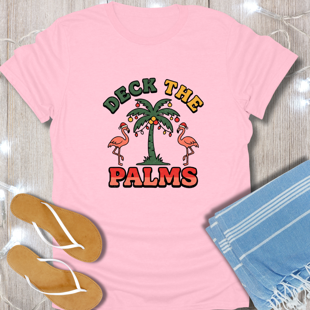 DECK THE PALMS TEE
