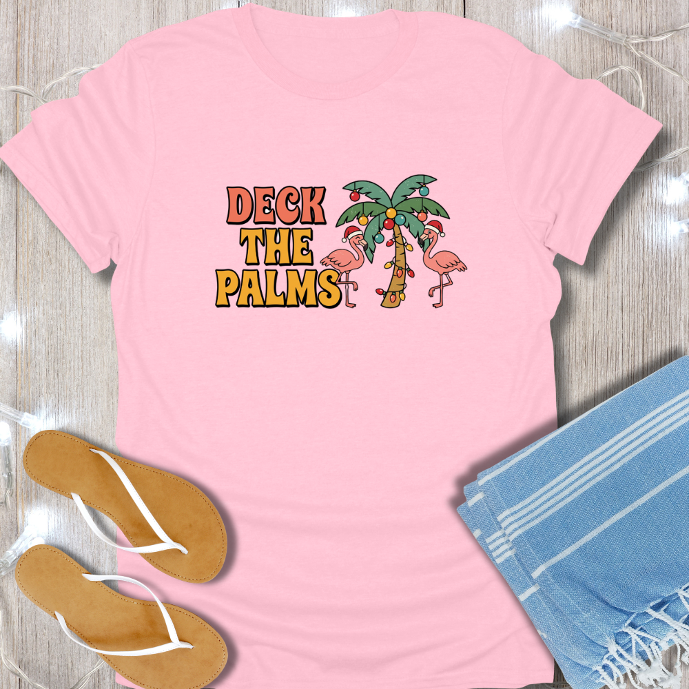 CHRISTMAS PALMS TEE