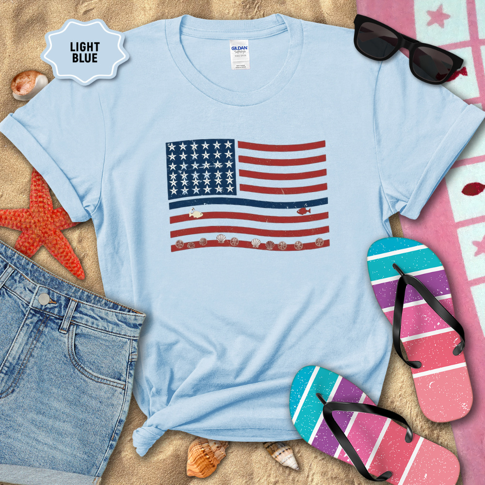 STAR SPANGLED SHORE TEE