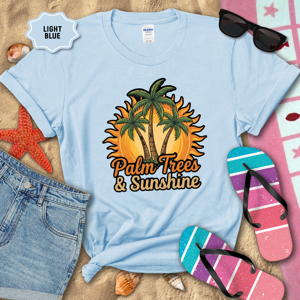 PALM TREES & SUNSHINE TEE