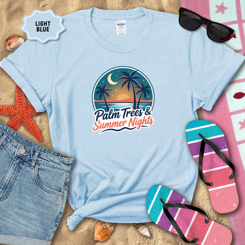 PALM TREES & SUMMER NIGHTS TEE
