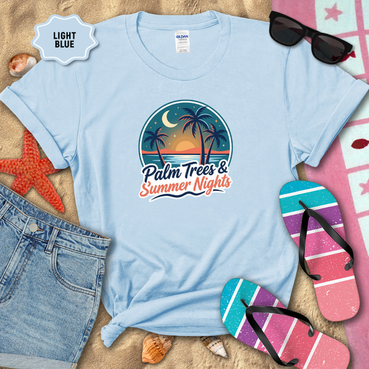 PALM TREES & SUMMER NIGHTS TEE