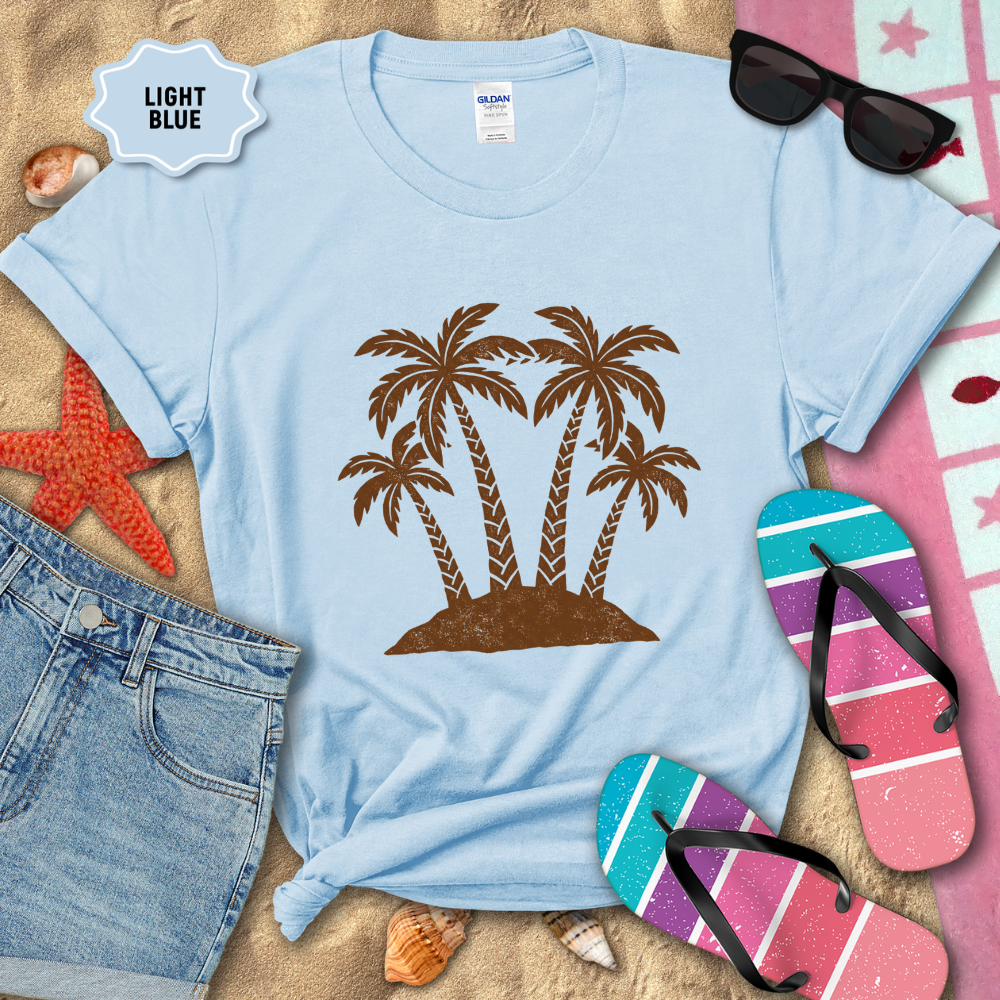 ISLAND PALM TREES TEE