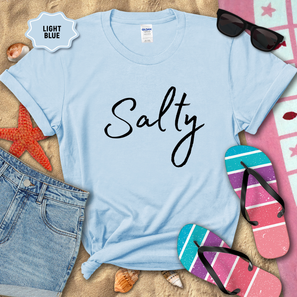 SALTY SCRIPT TEE