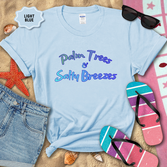 PALM TREES & SALTY BREEZES TEE