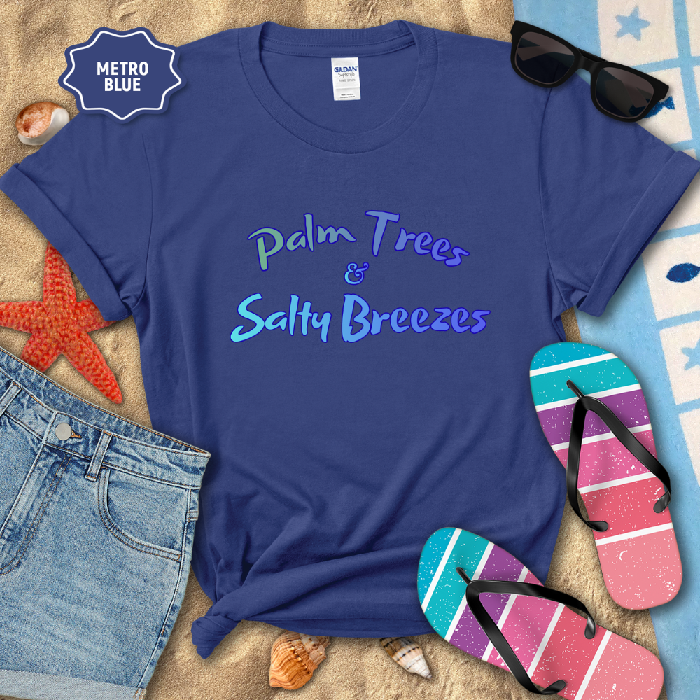 PALM TREES & SALTY BREEZES TEE