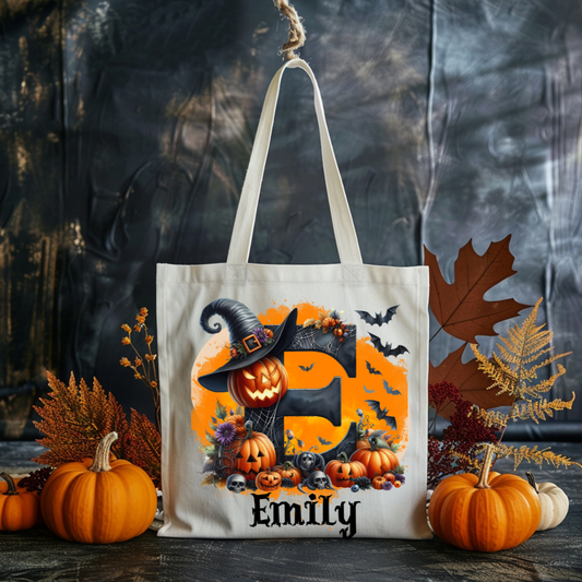 Halloween| Personalized Halloween Trick or Treat Bag