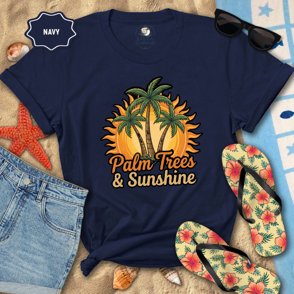 PALM TREES & SUNSHINE TEE