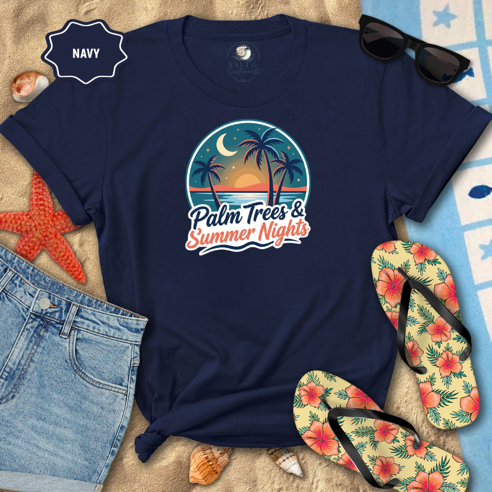 PALM TREES & SUMMER NIGHTS TEE