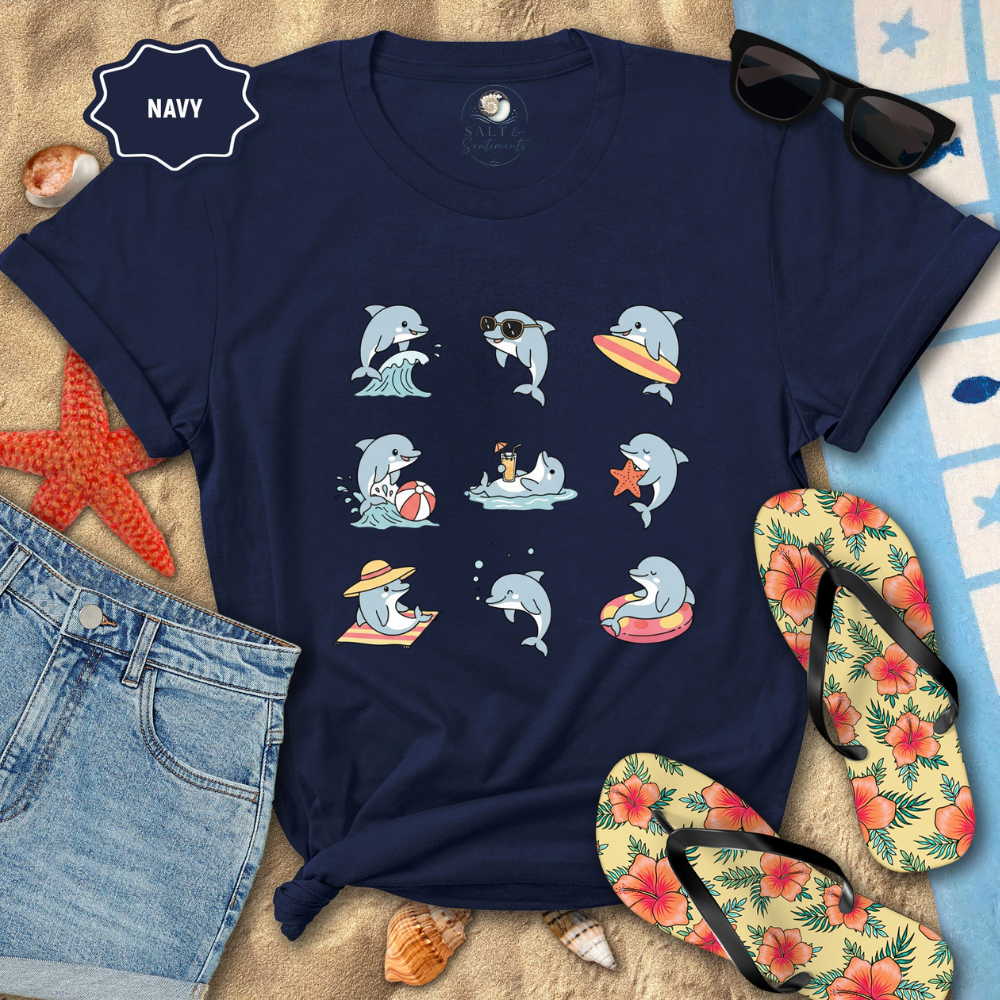 DOLPHIN SHENANIGANS TEE