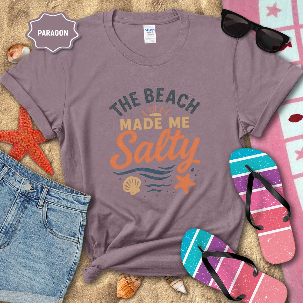 THE BEACH MADE ME SALTY TEE