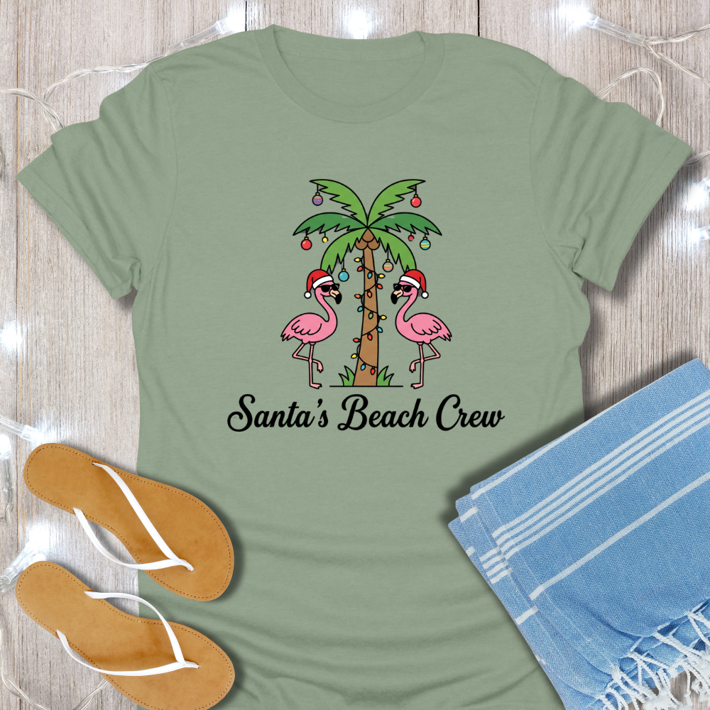 SANTA'S BEACH CREW TEE