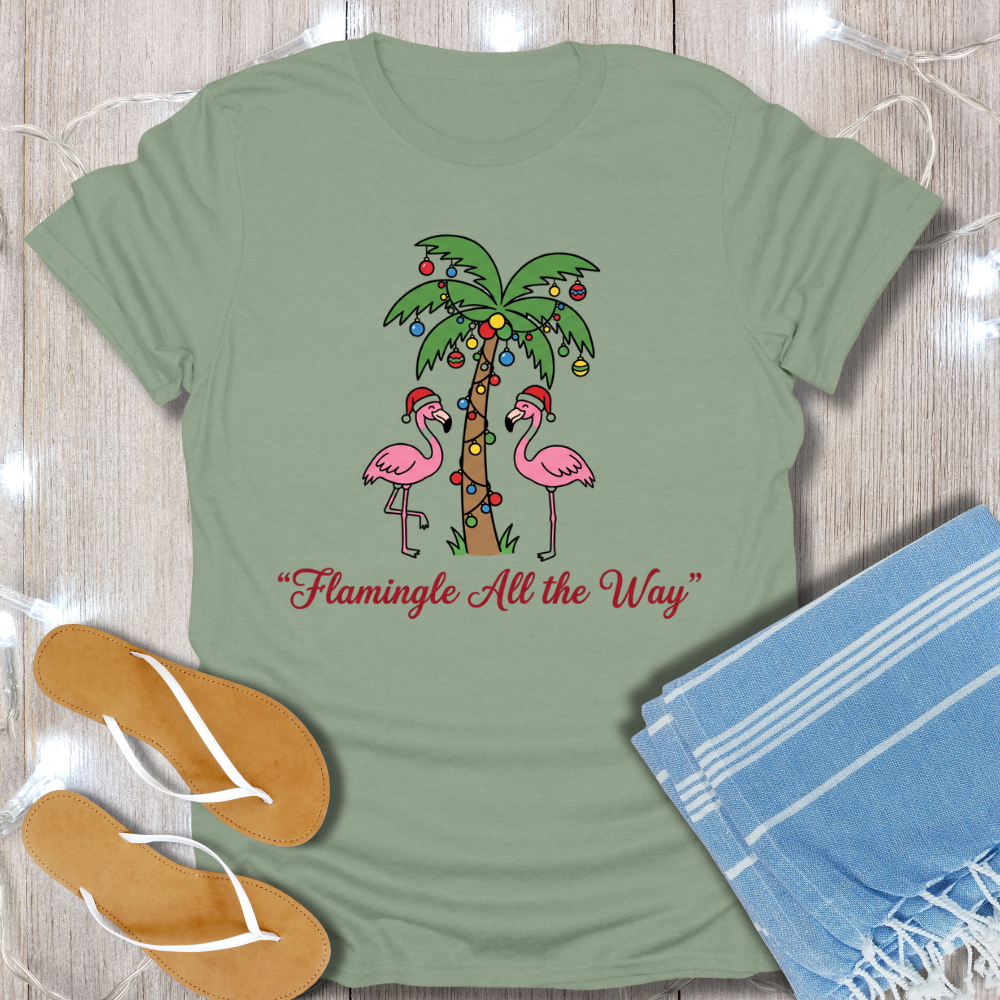 FLAMINGLE ALL THE WAY TEE