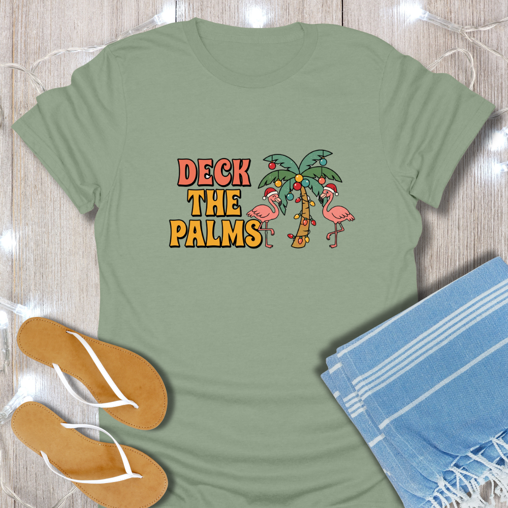 CHRISTMAS PALMS TEE
