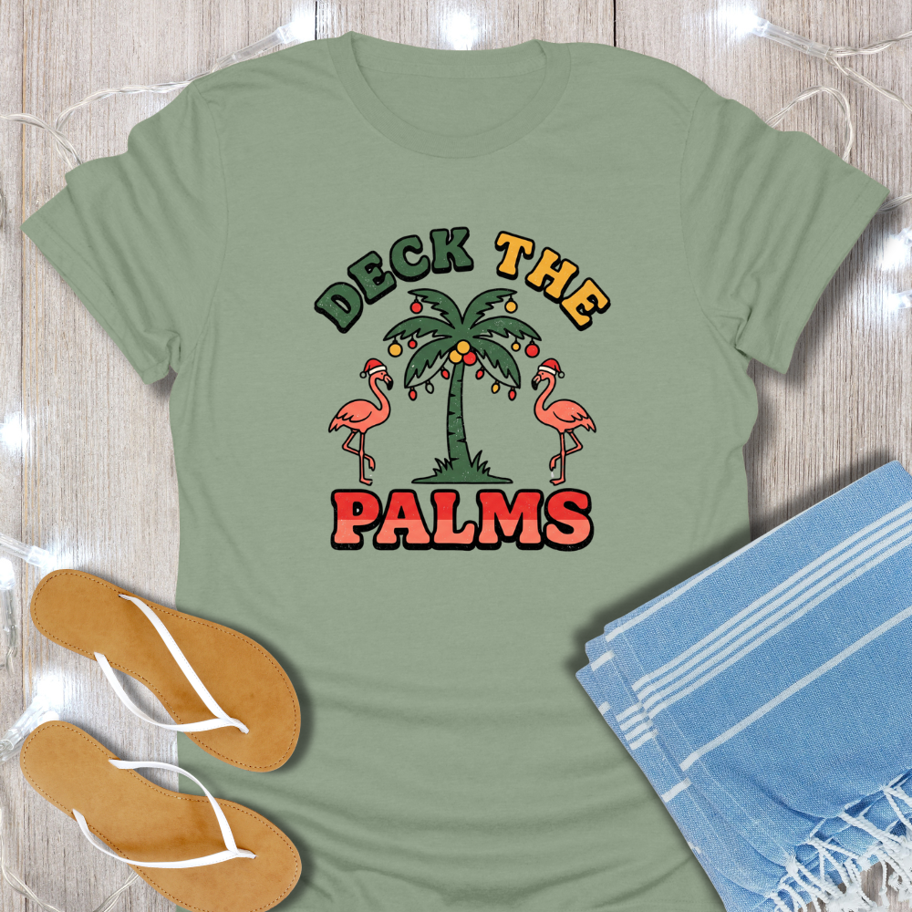 DECK THE PALMS TEE