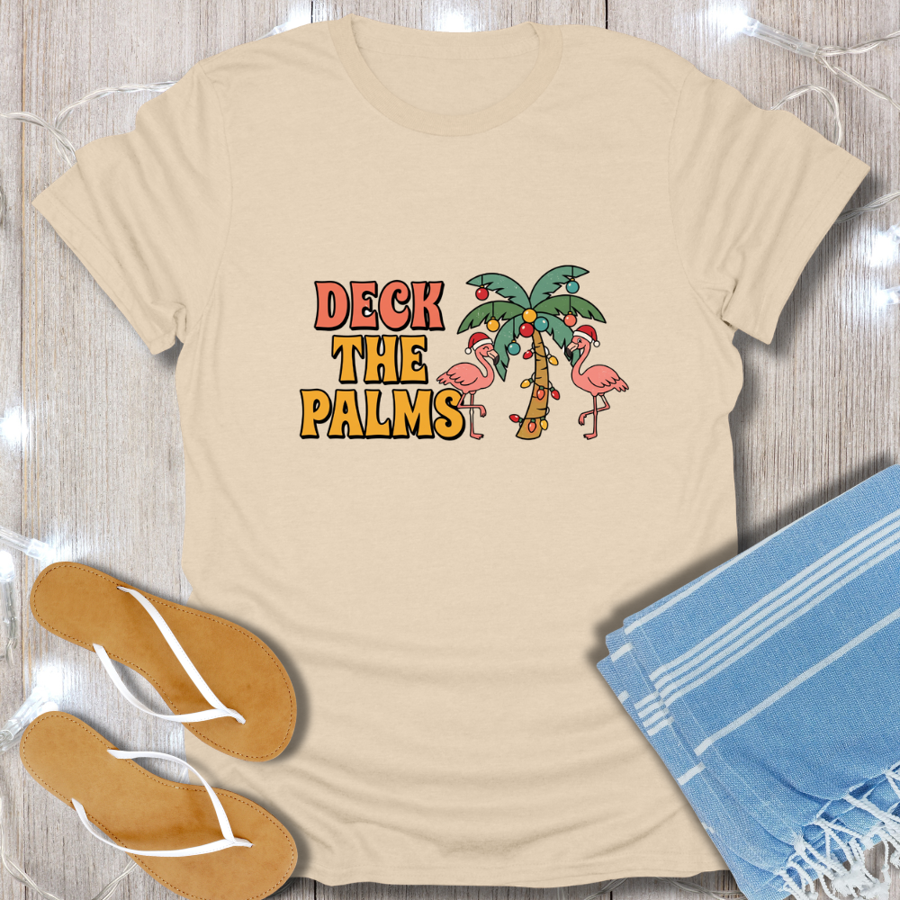 CHRISTMAS PALMS TEE