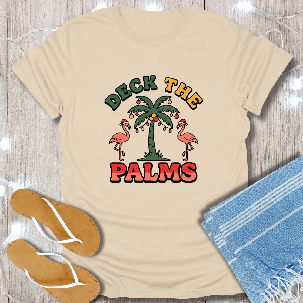 DECK THE PALMS TEE