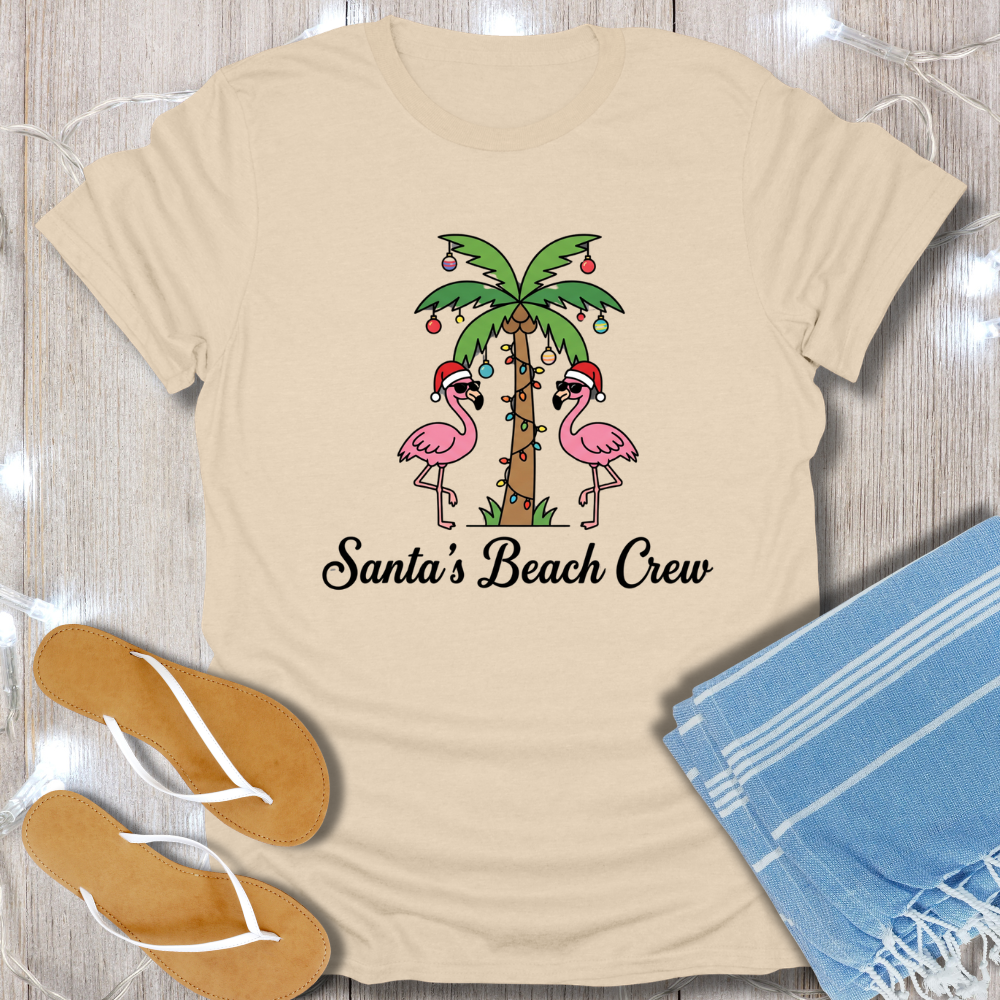 SANTA'S BEACH CREW TEE