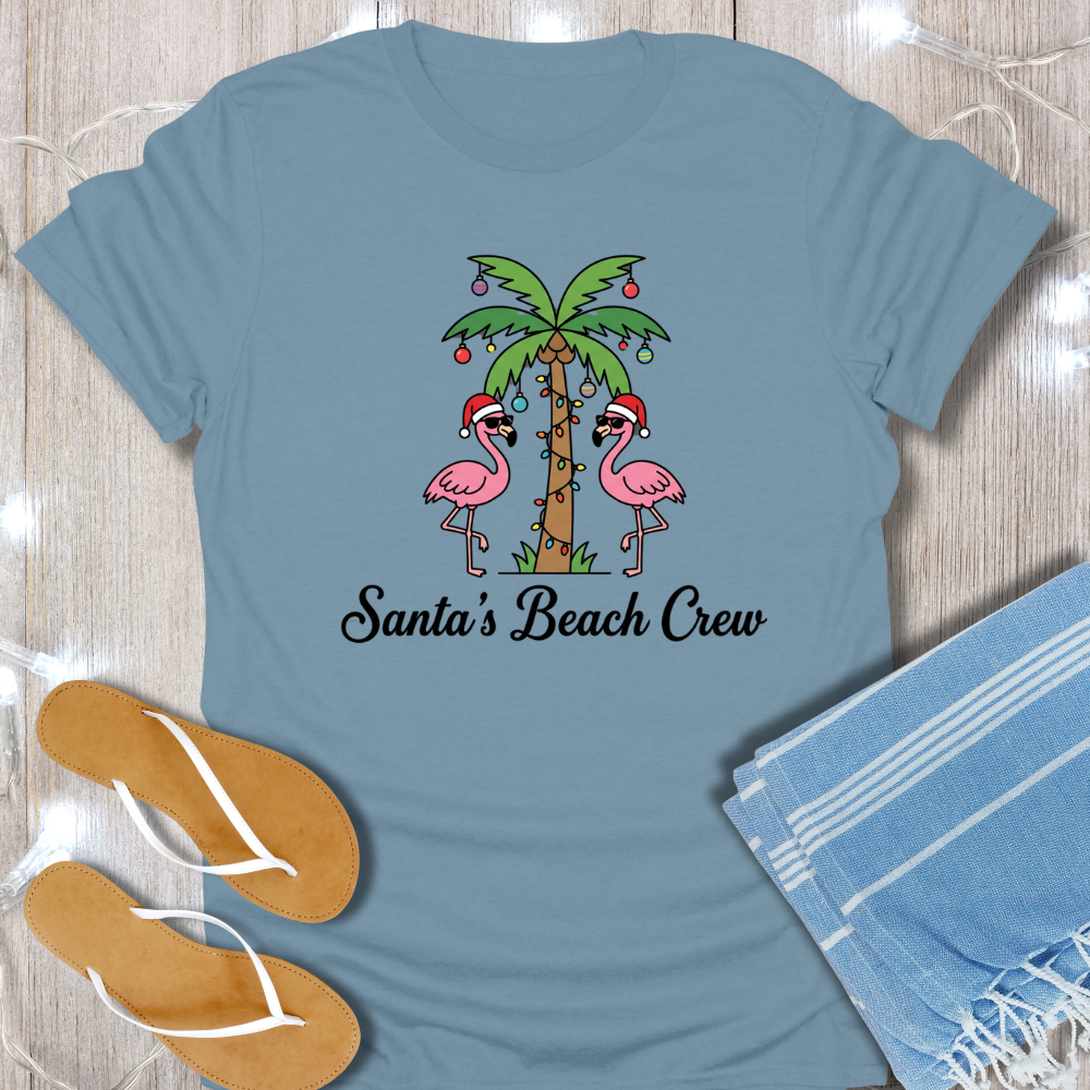 SANTA'S BEACH CREW TEE