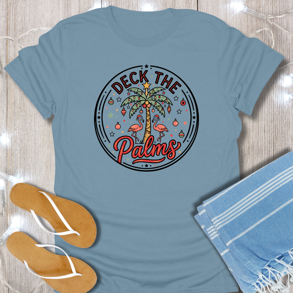 DECK THE PALMS LOGO TEE