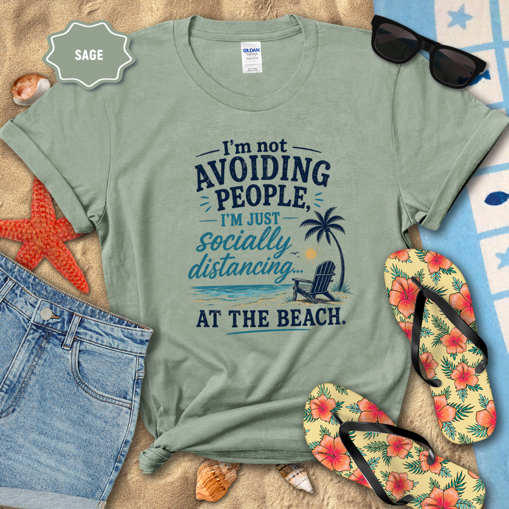 SOCIAL DISTANCE BEACH TEE