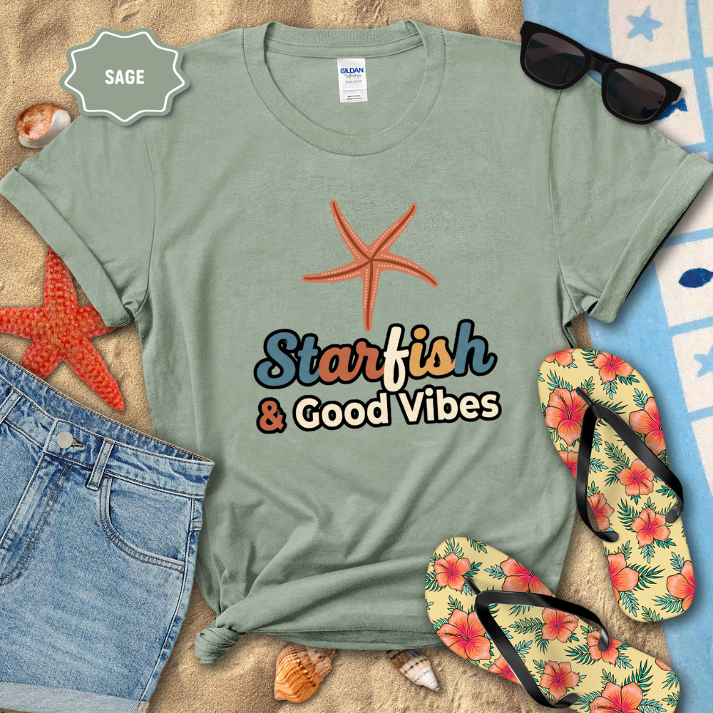 STARFISH & GOOD VIBES TEE