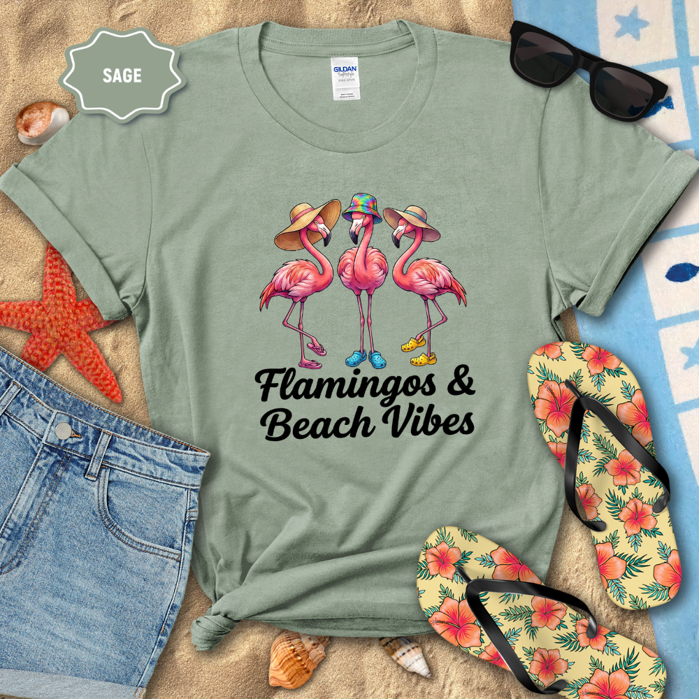 FLAMINGOS & BEACH VIBES TEES
