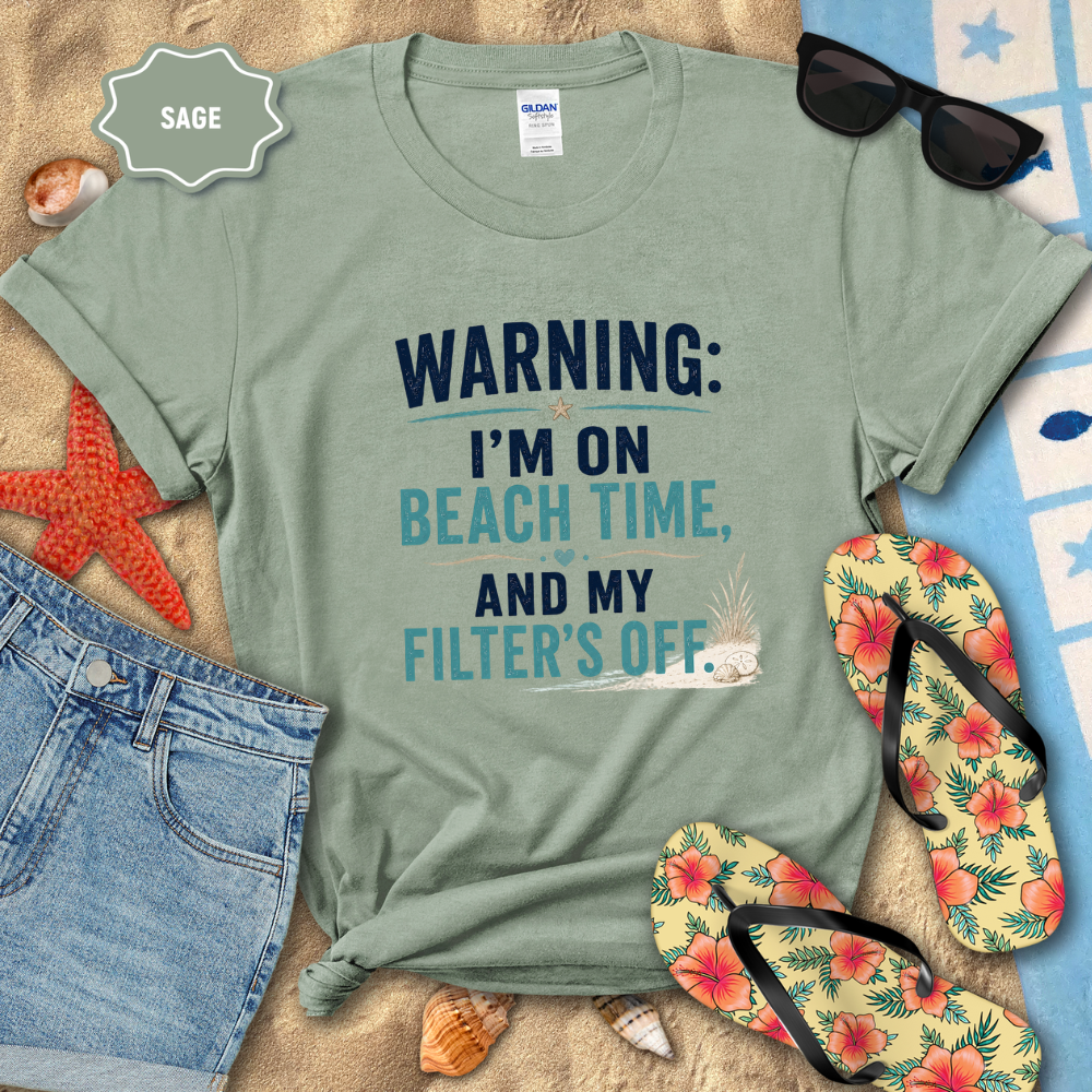 BEACH TIME FILTER'S OFF TEE
