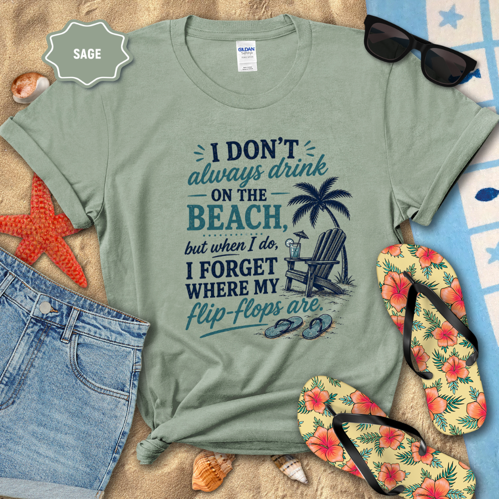 BEACH DRINKING TEE