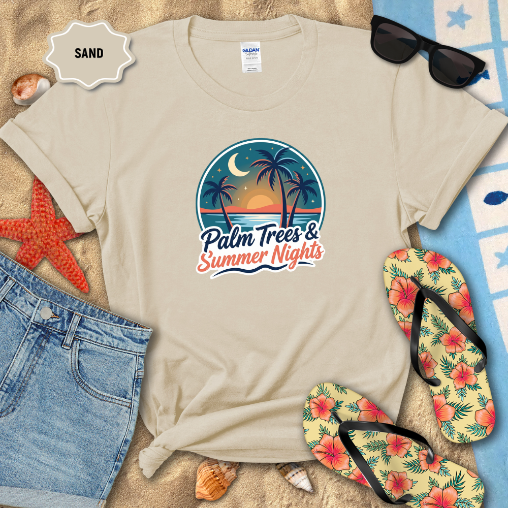 PALM TREES & SUMMER NIGHTS TEE
