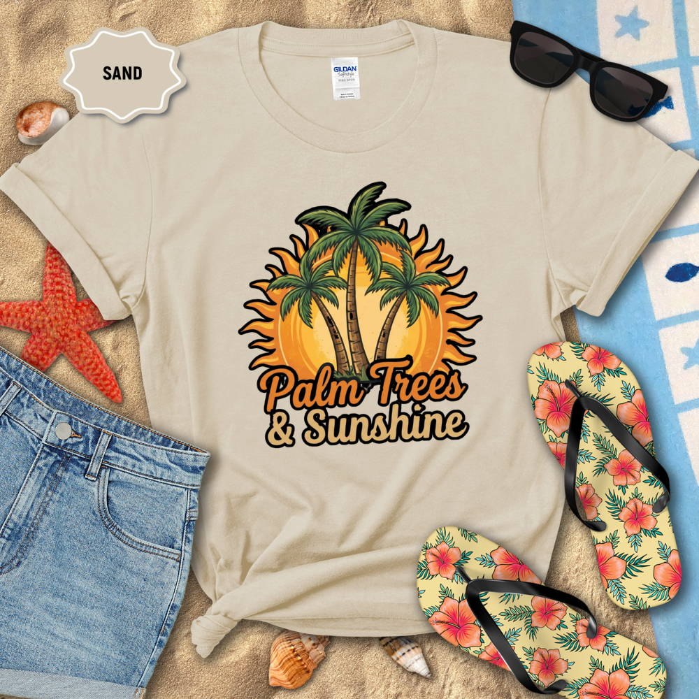 PALM TREES & SUNSHINE TEE
