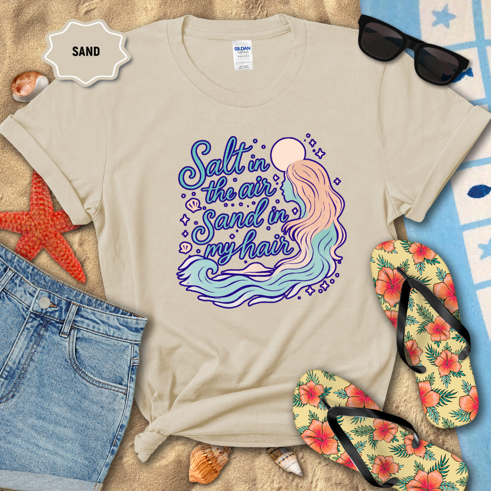 SAND IN HAIR TEE