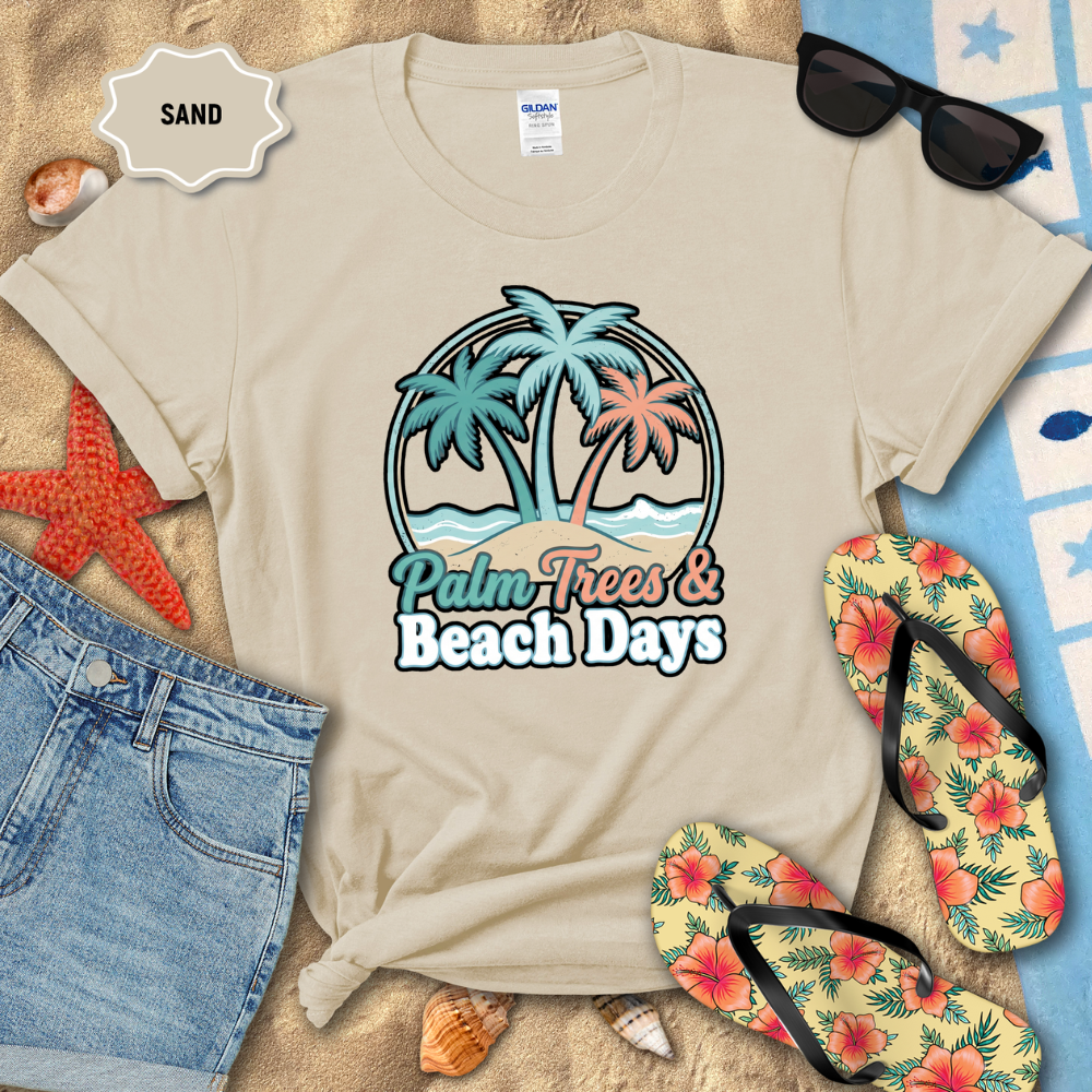 PALM TREES & BEACH DAYS TEE