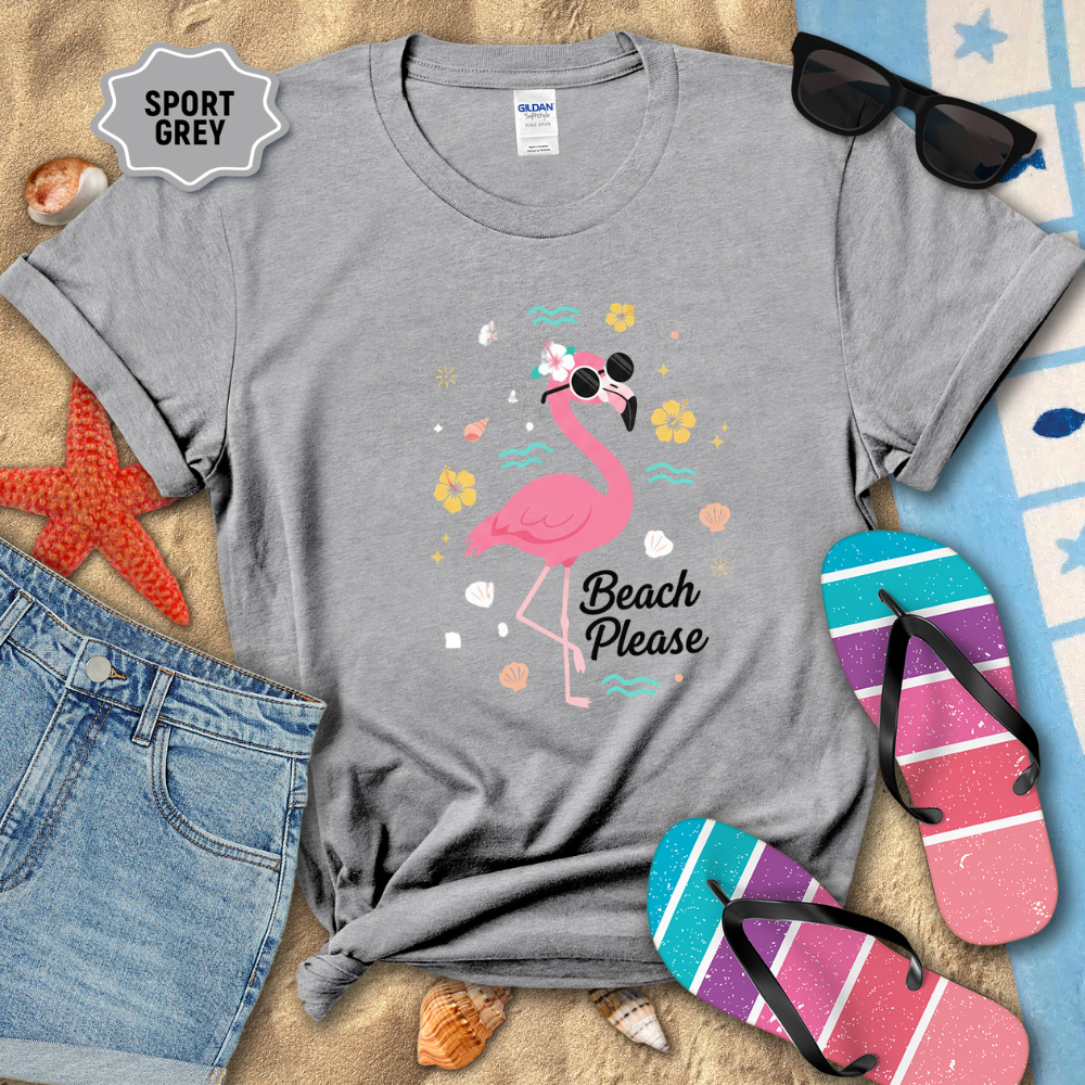 FLAMINGO BEACH PLEASE TEE
