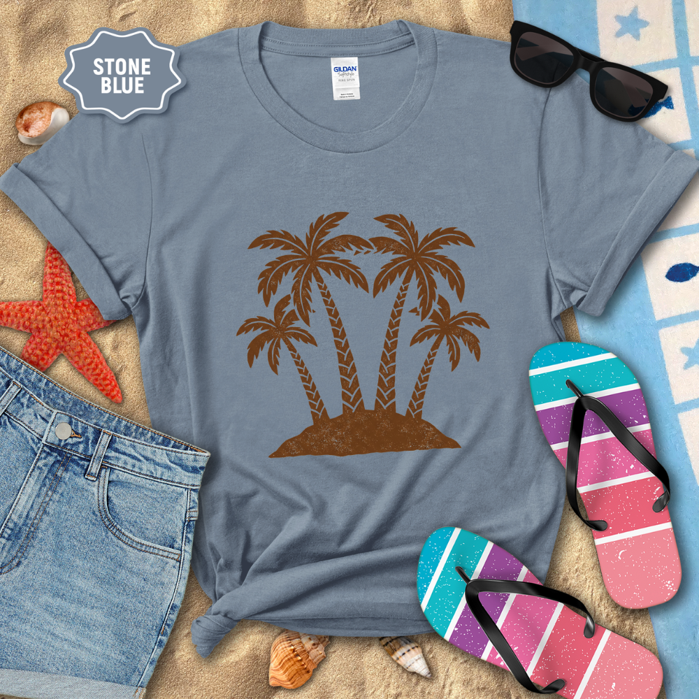 ISLAND PALM TREES TEE