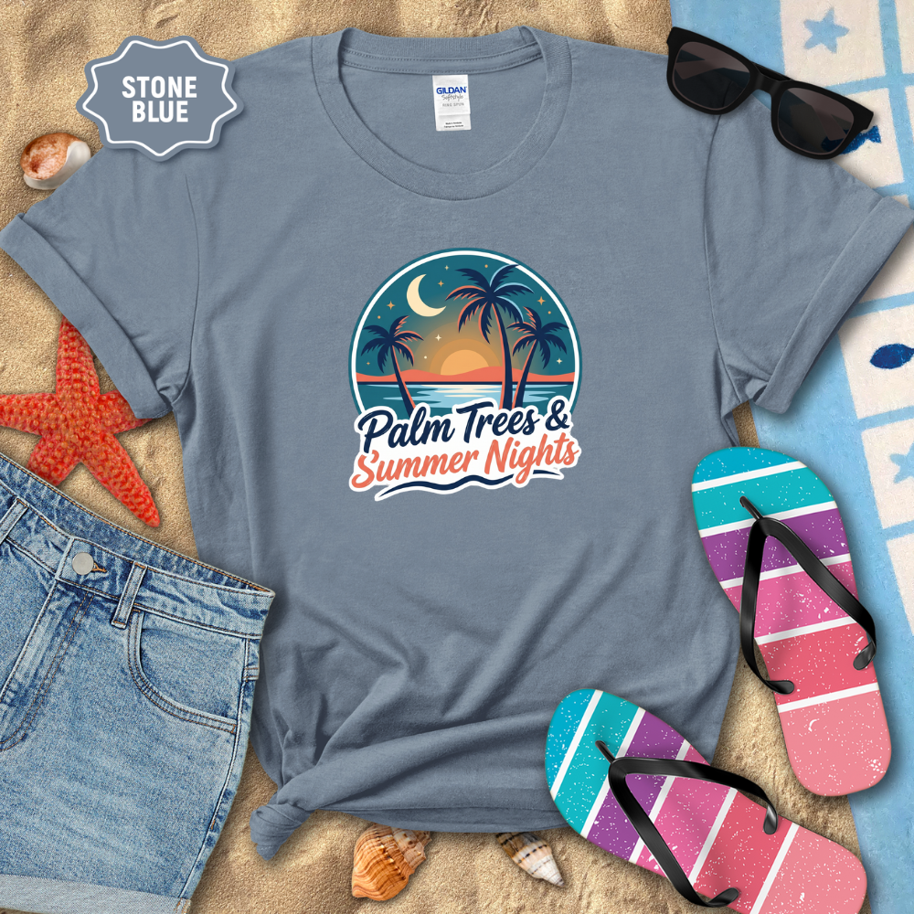 PALM TREES & SUMMER NIGHTS TEE