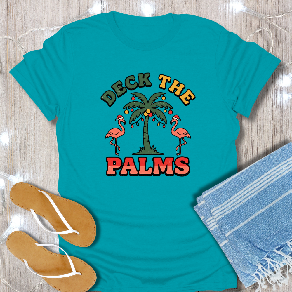 DECK THE PALMS TEE