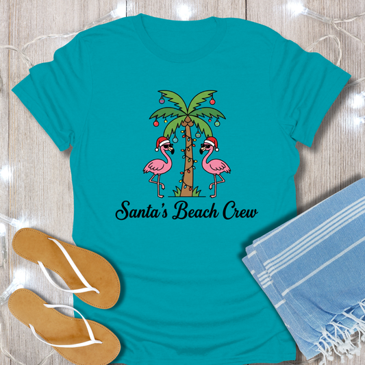 SANTA'S BEACH CREW TEE