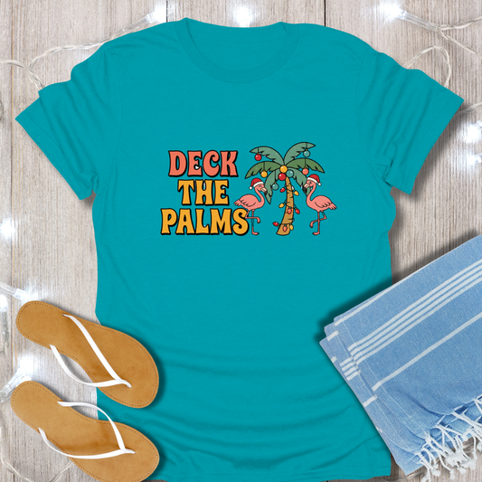 CHRISTMAS PALMS TEE