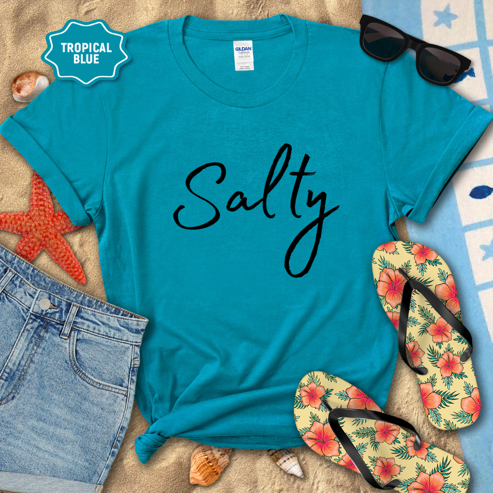 SALTY SCRIPT TEE