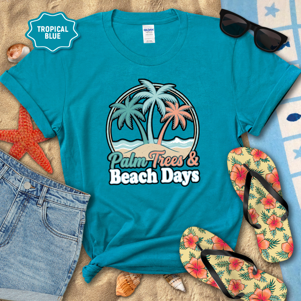 PALM TREES & BEACH DAYS TEE
