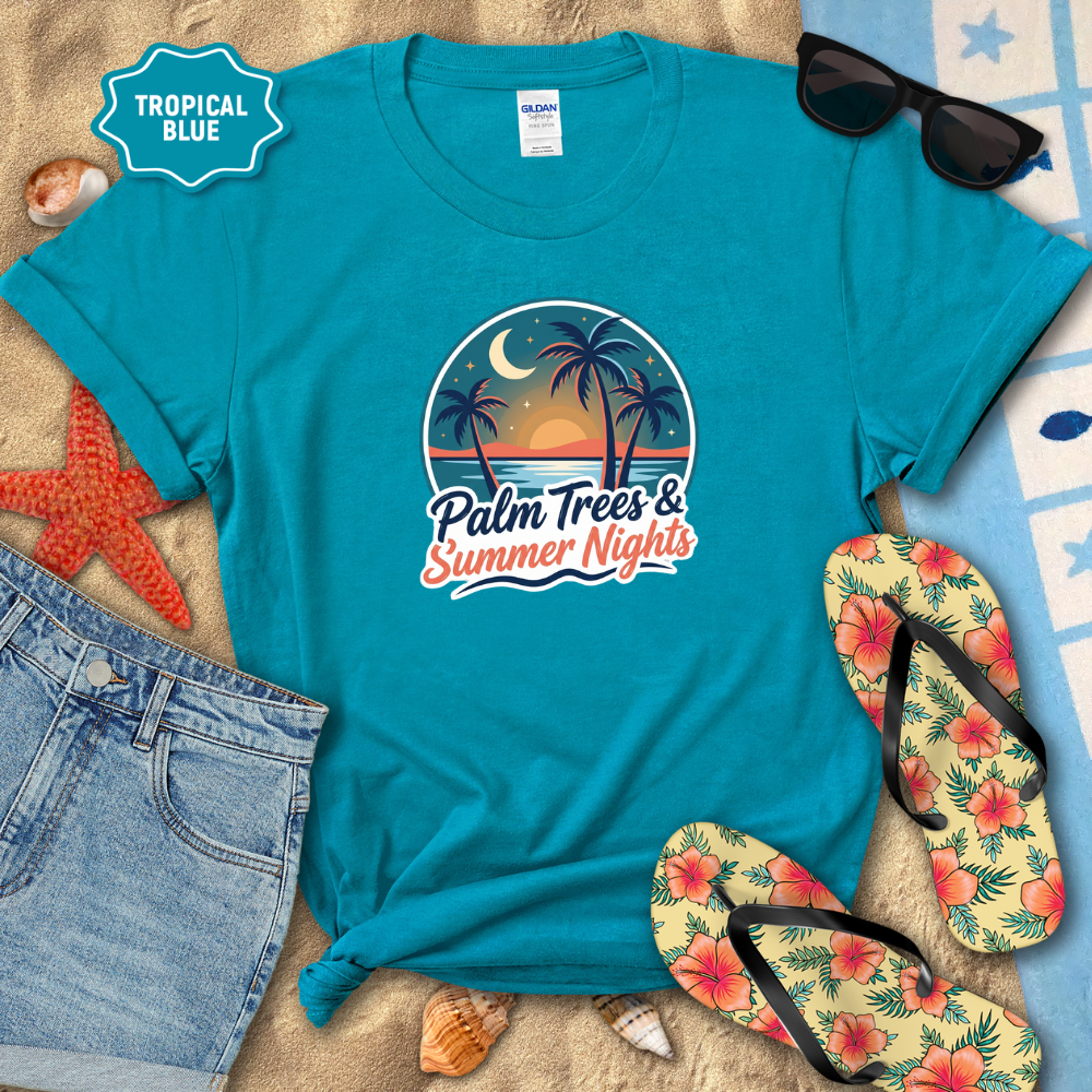 PALM TREES & SUMMER NIGHTS TEE