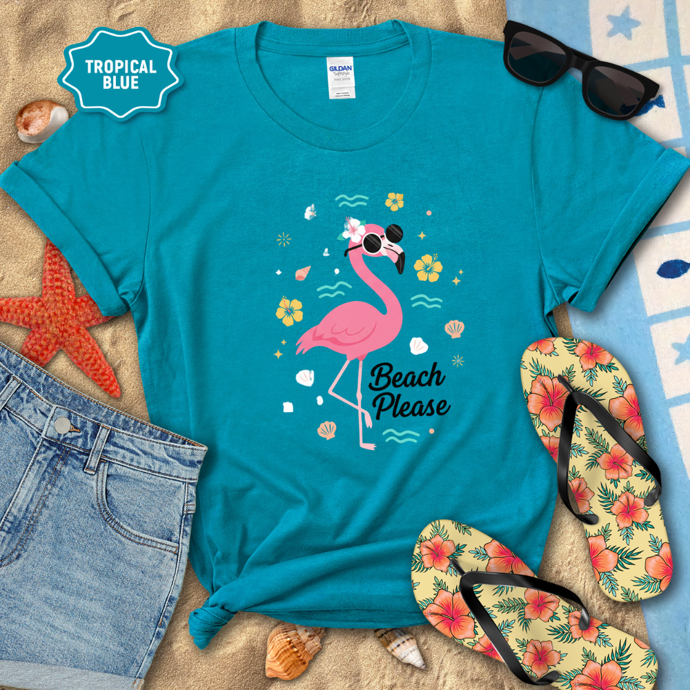 FLAMINGO BEACH PLEASE TEE