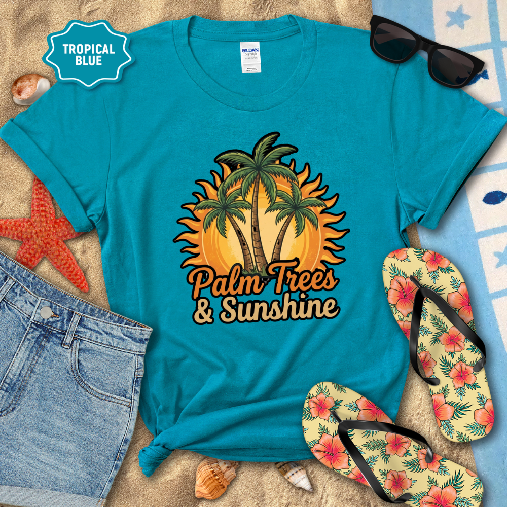 PALM TREES & SUNSHINE TEE