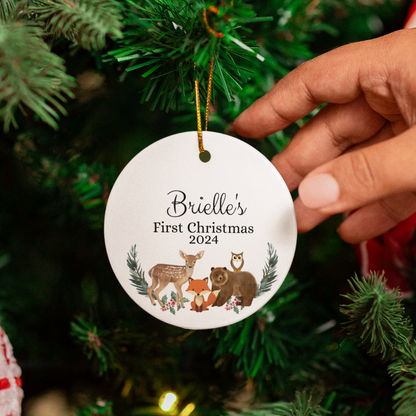 Christmas| Personalized Baby's First Christmas Ornament