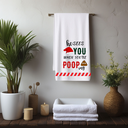 Christmas| Funny Christmas Hand Towel