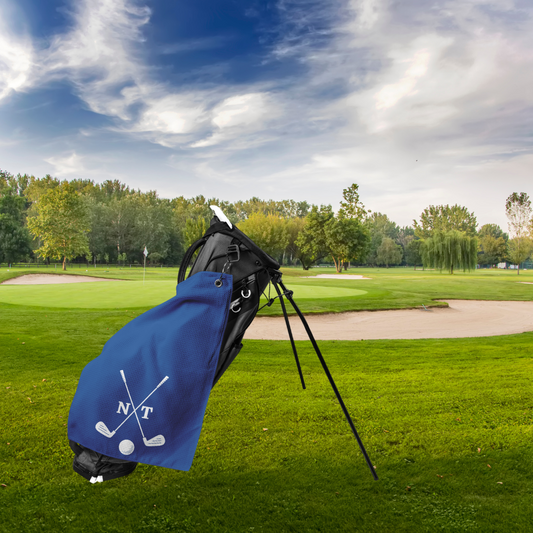Sports| Personalized Waffle Golf Towels – Premium Quality with Custom Initials