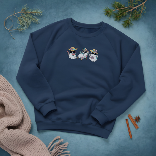 Beach Ghosts Sweatshirt – Cute Coastal Halloween Vibes