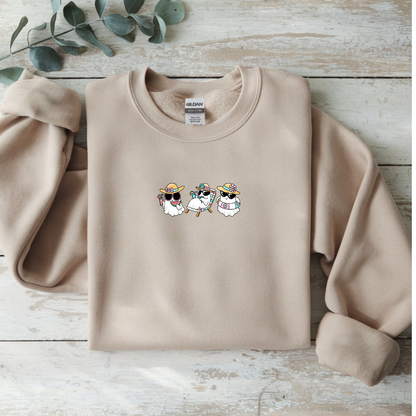 Beach Ghosts Sweatshirt – Cute Coastal Halloween Vibes