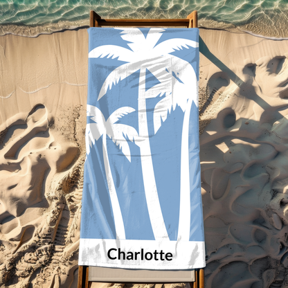 Palm Beach Towel – Personalized, Quick-Dry & Sand-Free, Absorbent & Sand-Free!